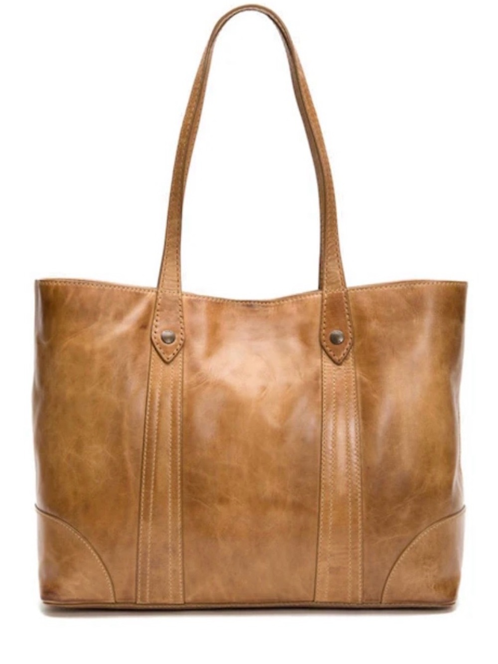 Frye Leather Melissa Shopper Tote Bag - Picture 3 of 9